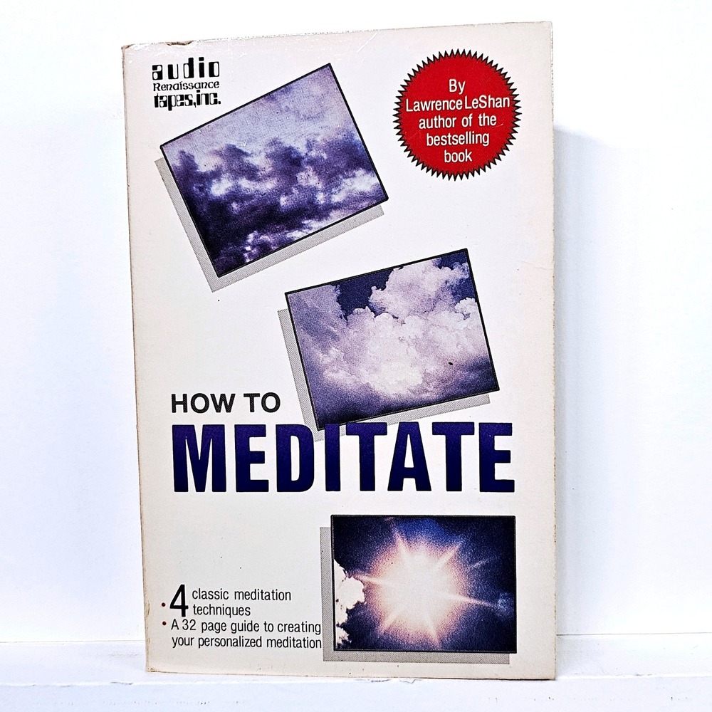 Audio Renaissance How To Meditate‎ Lawrence LeShan Cassette Tape Guide 1987 Rare